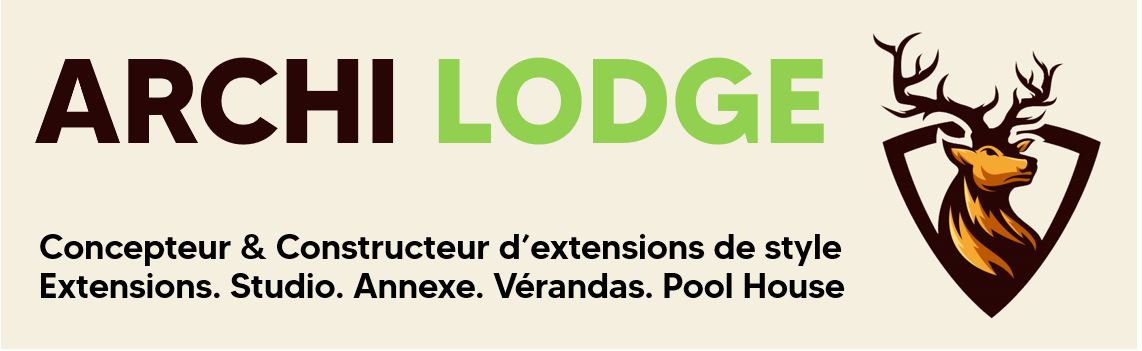 Archilodge constructeur fabricant artisan entreprise et architecte de votre extension de maison ossature bois ou brique ou parpaing